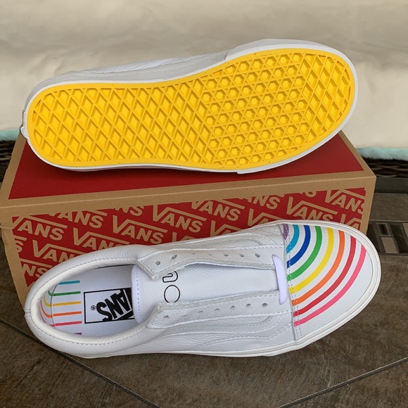 VANS OLD SKOOL FLOUR SHOP RAINBOW/TRUE WHITE MEN’s - Picture 5 of 15